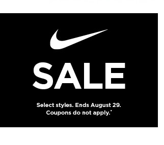 Nike sale for the family. Select styles. Offers and coupons do not apply. Shop now.