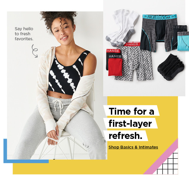 shop basics and intimates