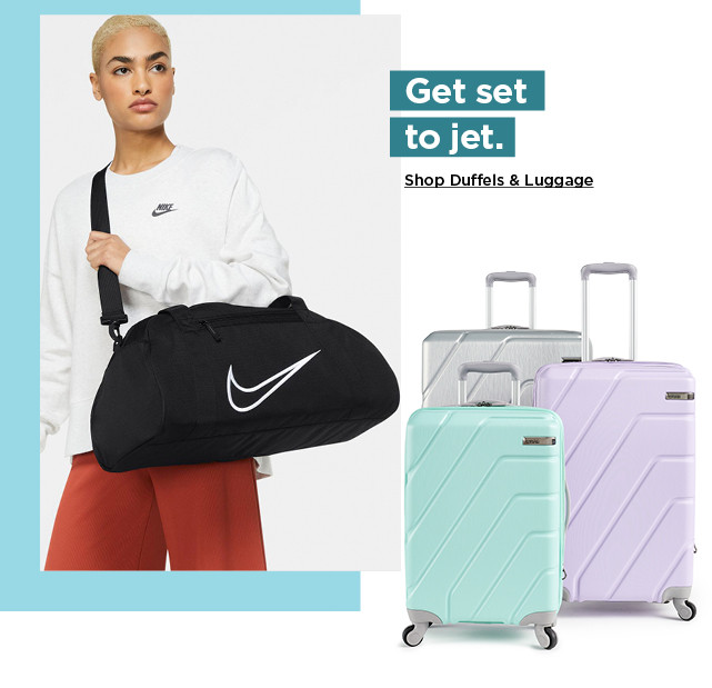 shop duffles and luggage