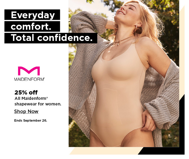 25% off maidenform shapewear for women. shop now.