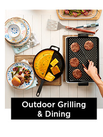 shop outdoor grilling and dining.