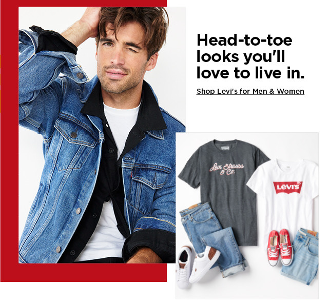 shop levis for men and women.