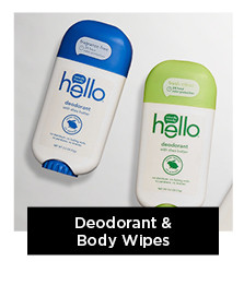 shop deodorant and wipes