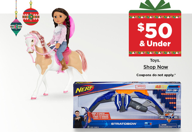 $50 and under toys. shop now.