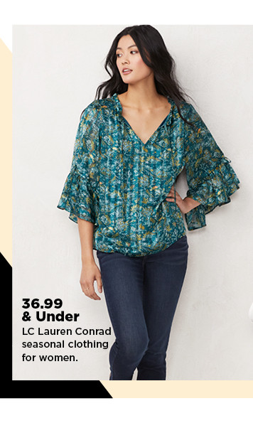 36.99and under LC lauren conrad seasonal clothing. shop now.