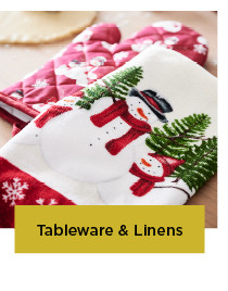 shop tableware and linens