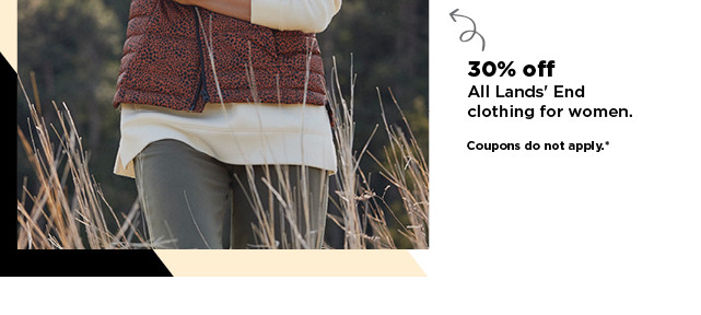 30% off lands end clothing for women. shop now.