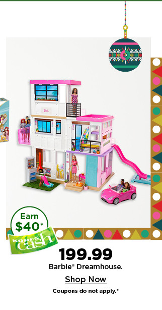 $199.99 Barbie dreamhouse. shop now.