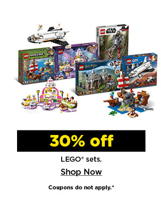 30% off lego sets. shop now.