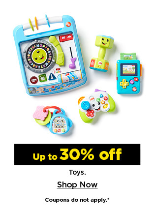 up to 30% off toys. shop now.