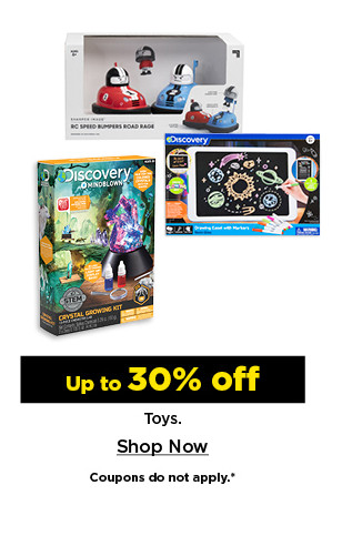 up to 30% off toys. shop now.