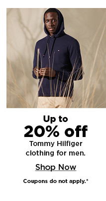 up to 20% off tommy hilfiger clothing for men. shop now.