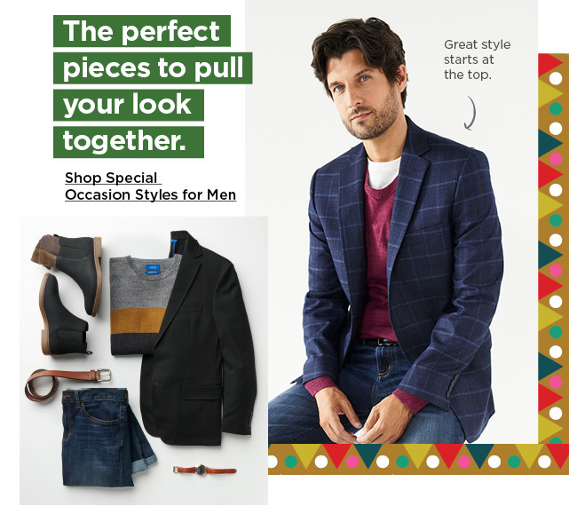 shop special occasion styles for men