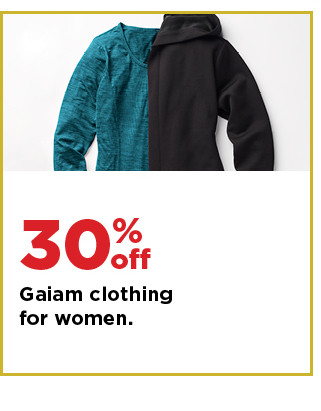 30% off gaiam clothing for women. shop now.