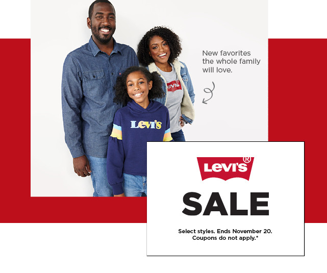 Levi's sale for the family. Select styles. Offers and coupons do not apply. Shop now.