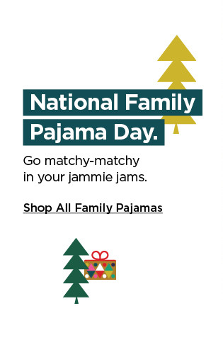 shop all family pajamas