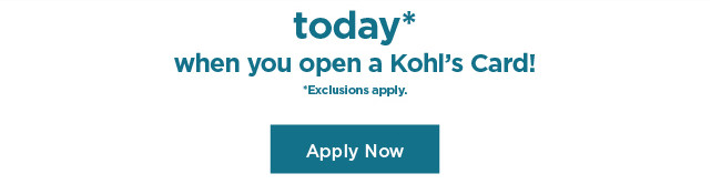 don't have a kohls card? apply now.