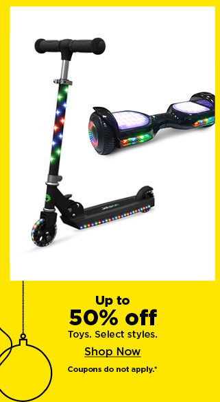 Up to 50% off toys. select styles.