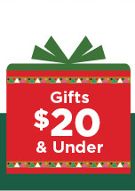 gifts $20 and under. shop now.