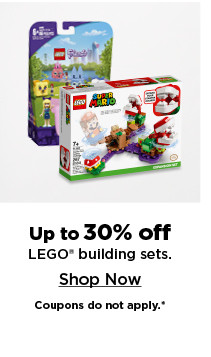 starting at $29.99 LEGO building sets. shop now.