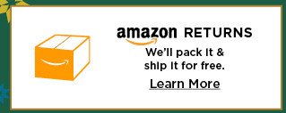 amazon returns we'll pack it and ship it for free. learn more.