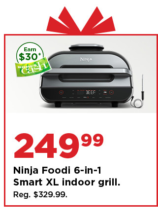 249.99 ninja foodi 6 in 1 smart XL indoor grill. shop now.