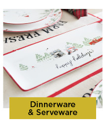 shop dinnerware and serveware