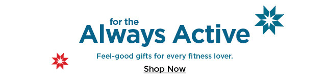 shop gifts for the always active.