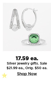 21.99 each silver jewelry gifts. shop now.