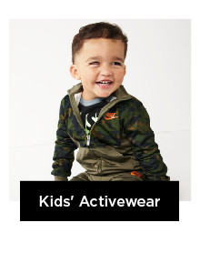 shop kids activewear.