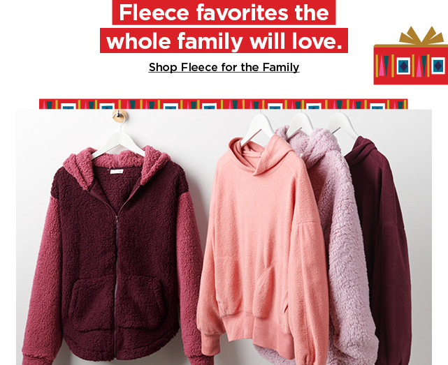 shop fleece for the family