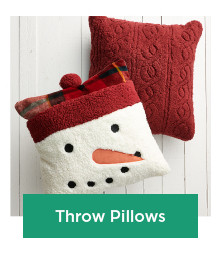 shop throw pillows