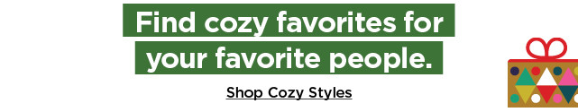 shop cozy styles