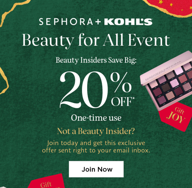 shop the sephora beauty event. not a beauty insider, join now.
