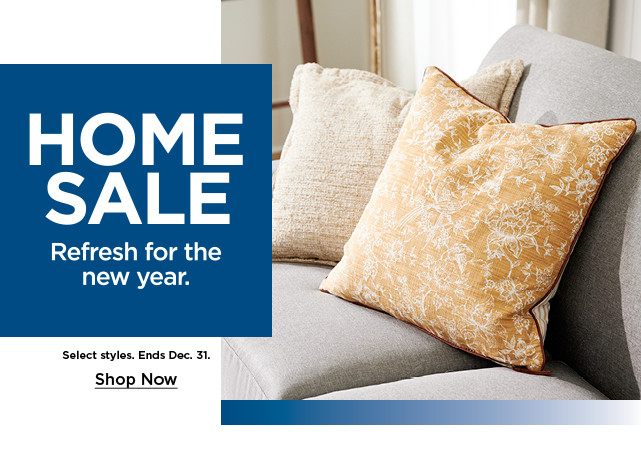 refresh for the new year. shop home sale.