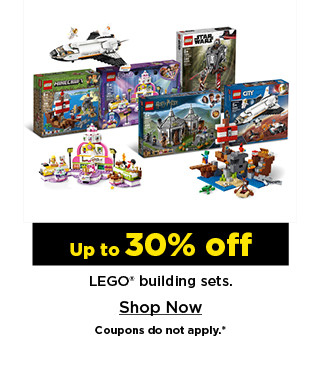 up to 30% off lego. shop now.