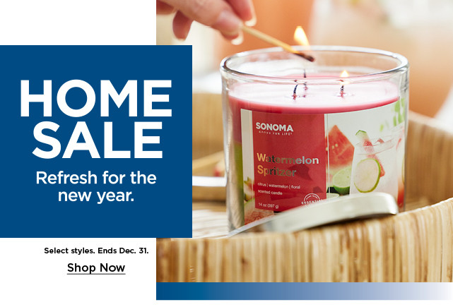 refresh for the new year. shop home sale.