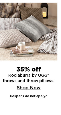 35% off koolaburra by ugg throws and pillows. shop now.