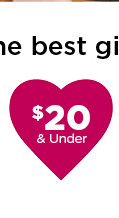 $20 and under valentines day gifts. shop now.