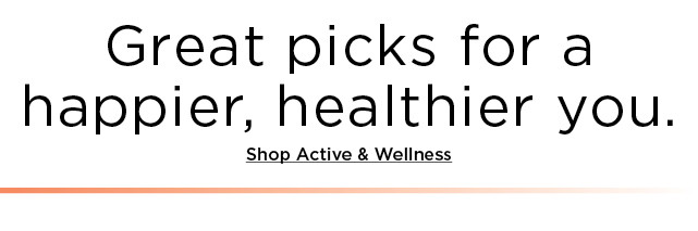 shop active and wellness.