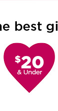 $20 and under valentines day gifts. shop now.