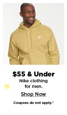 $55 and under nike clothing for men. shop now.