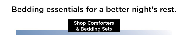 shop comforters and bedding sets.