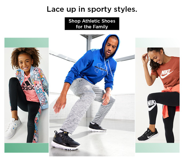 shop athletic shoes for the family