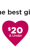 $20 and under valentines day gifts. shop now.