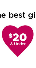 $20 and under valentines day gifts. shop now.