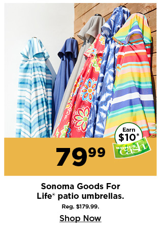 79.99 sonoma goods for life patio umbrellas. shop now.