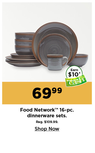 69.99 food network 16 piece dinnerware sets. shop now.