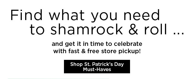 shop st. patricks day must have's