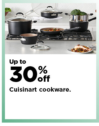 up to 30% off cuisinart cookware